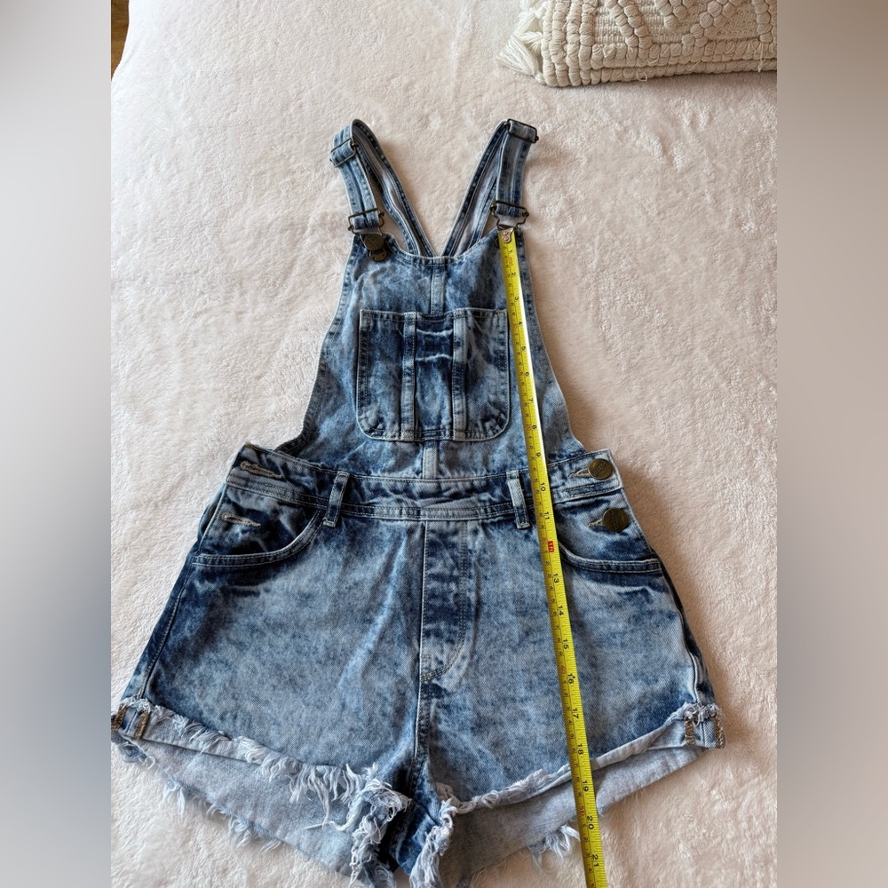 jumpsuit denim shorts